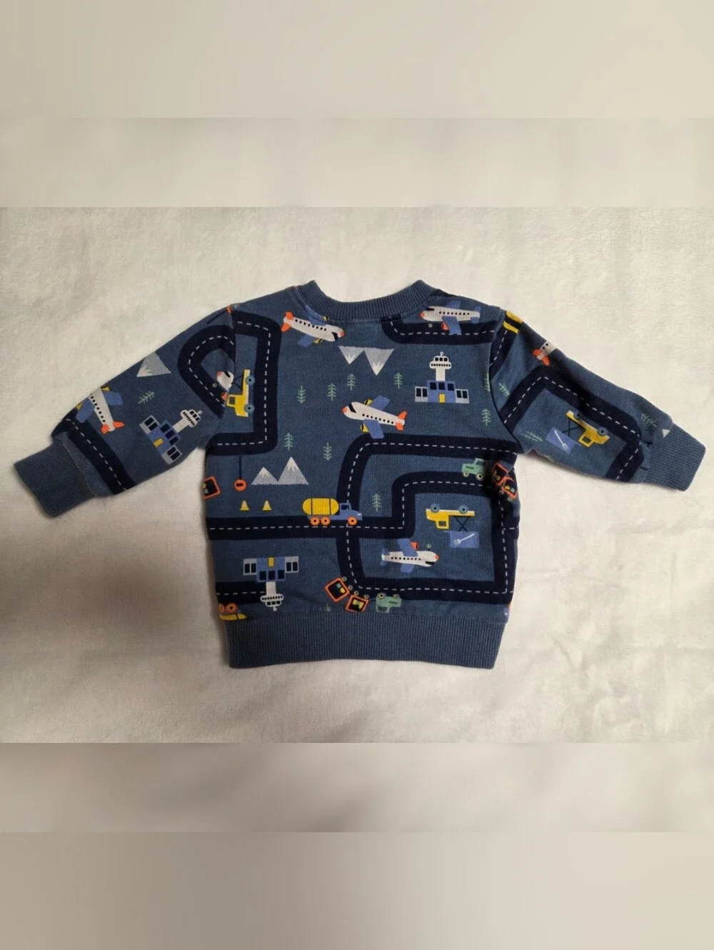 Baby Boy/unisex Airplane Aviation Carters 3m Sweatshirt
